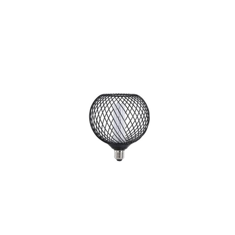 Searchlight-36604BK - Searchlight - E27 Dimmable Black Wire Mesh Globe Bulb 4.5W - 320 lm