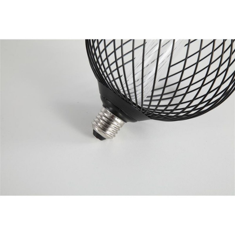 Searchlight-36604BK - Searchlight - E27 Dimmable Black Wire Mesh Globe Bulb 4.5W - 320 lm