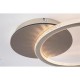 Searchlight-37121CP - Specs - Champagne LED Flush with Crystal Rim