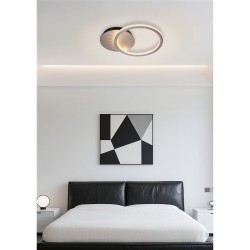 Specs - Champagne LED Flush with Crystal Rim