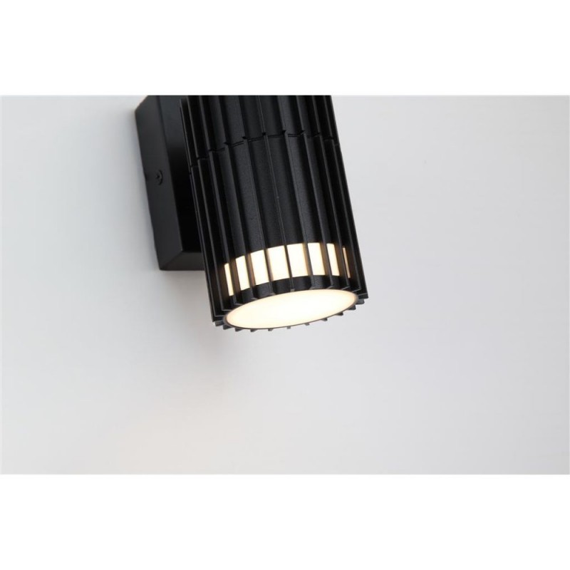Searchlight-37737BK - Detroit - Black Downlight Wall Lamp IP44