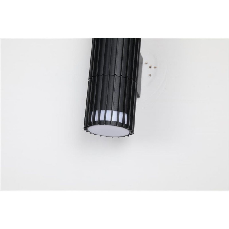 Searchlight-37738BK - Detroit - Black Up & Down Wall Lamp IP44