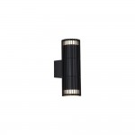 Detroit - Black Up & Down Wall Lamp IP44