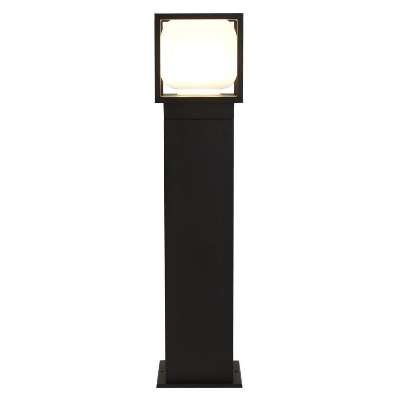 Searchlight-38141-650 - Athens - Outdoor White & Black LED Bollard