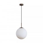 Carrara - Latte Pendant with Marble Glass ∅ 25 cm