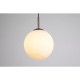 Searchlight-38191-1LT - Carrara - Latte Pendant with Marble Glass ∅ 25 cm