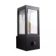 Searchlight-38810BK - Dubai - Black Lantern Wall Lamp with Sensor