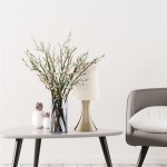 Touch - Antique Brass Touch Table Lamp with Cream Shade