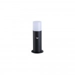 Colorado - Black PIR Bollard with White Diffuser