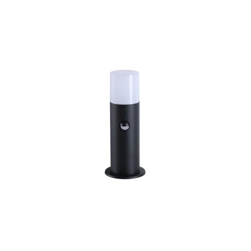 Searchlight-39240BK-300PIR - Colorado - Black PIR Bollard with White Diffuser