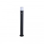 Colorado - Black PIR Bollard with White Diffuser