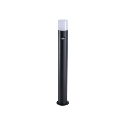 Colorado - Black PIR Bollard with White Diffuser