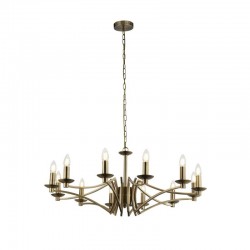 Ascot - Antique Brass 12 Light Centre Fitting Ascot - Antique Brass 12 Light Centre Fitting