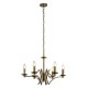 Searchlight-41312-6AB - Ascot - Antique Brass 6 Light Centre Fitting
