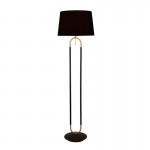 Jazz - Black & Satin Brass Floor Lamp Jazz - Black & Satin Brass Floor Lamp