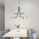 Searchlight-41612-12SS - Ascona - Satin Silver Twist 12 Light Pendant with Crystal Details