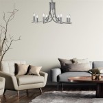 Ascona - Satin Silver Twist 8 Light Pendant with Crystal Details