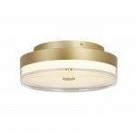 Cyprus - Gold LED Flush with Clear & White Acrylic Cyprus - Gold LED Flush with Clear & White Acrylic