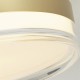 Searchlight-42651-40GO - Cyprus - Gold LED Flush with Clear & White Acrylic