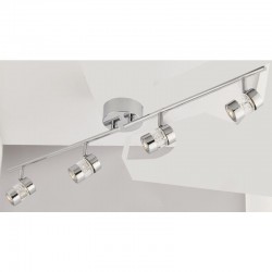 Bubbles - Bathroom LED Chrome with Bubble Effect 4 Spotlights