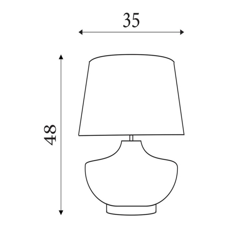 Searchlight-44210AB - Avaya - Textured Ceramic Table Lamp with Beige Linen Shade