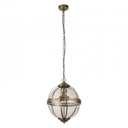 Coronet - Antique Brass 3 Light Lantern Pendant Coronet - Antique Brass 3 Light Lantern Pendant