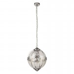 Coronet - Chrome 3 Light Lantern Pendant Coronet - Chrome 3 Light Lantern Pendant