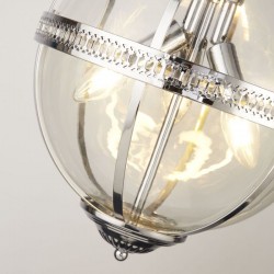 Coronet - Chrome 3 Light Lantern Pendant Coronet - Chrome 3 Light Lantern Pendant