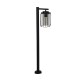 Searchlight-44611BK - Reed - Black Post with Clear Diffuser