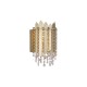 Searchlight-44710-2GO - Spear - Gold 2 Light Wall Lamp with Crystal