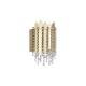 Searchlight-44710-2GO - Spear - Gold 2 Light Wall Lamp with Crystal