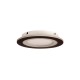 Searchlight-44712BK - Ringo - Matt Black & White CCT Flush with Remote Control ∅ 25 cm