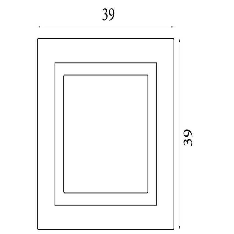 Searchlight-44715BK - Ringo - Matt Black & White CCT Flush with Remote Control 39 cm