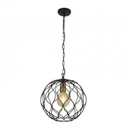 Finesse - Matt Black and Gold Single Globe Pendant Finesse - Matt Black and Gold Single Globe Pendant