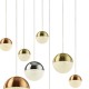 Searchlight-4519-9 - Planets - Multicolored 9 Light LED Cluster Pendant with Crystal