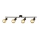 Searchlight-45202-4BK - Dance - Black 4 Spotlights
