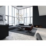 Planets - Multicoloured 27 Light LED Cluster Pendant with Crystal