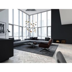 Planets - Multicoloured 27 Light LED Cluster Pendant with Crystal