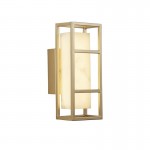 Mirage - Gold LED Wall Lamp with Marbleised Resin IP44