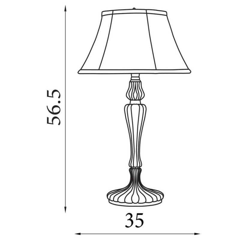 Searchlight-46091WH - Emily - Bronze & Black 2 Light Table Lamp with White Linen Shade