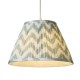 Searchlight-46103 - Flynn - Shade Only - 30 cm Green & Beige Shade