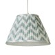 Searchlight-46103 - Flynn - Shade Only - 30 cm Green & Beige Shade