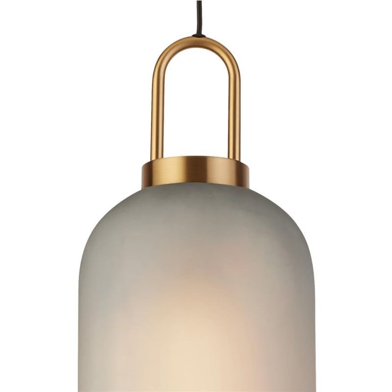Searchlight-46641-1AC - Pipette - Frosted Glass & Gold Single Pendant