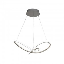 Magic - Satin Silver & White LED Pendant