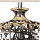 Searchlight-4852CC - Network - Decorative Chrome Table Lamp with White Shade