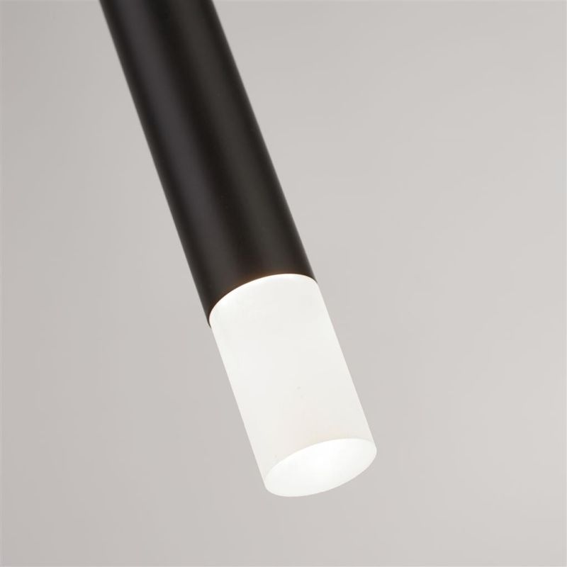 Searchlight-4861BK - Wands - LED Black & White 2 Light Pendant