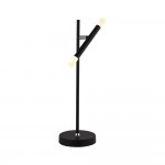 Wands - Matt Black LED 2 Light Table Lamp