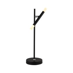 Wands - Matt Black LED 2 Light Table Lamp