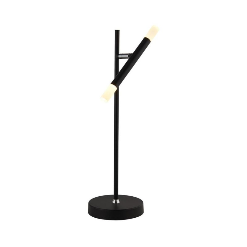 Searchlight-4867BK - Wands - Matt Black LED 2 Light Table Lamp
