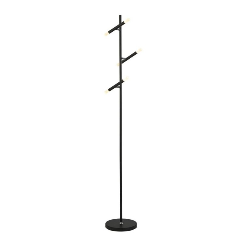 Searchlight-4869BK - Wands - Matt Black LED 6 Light Floor Lamp